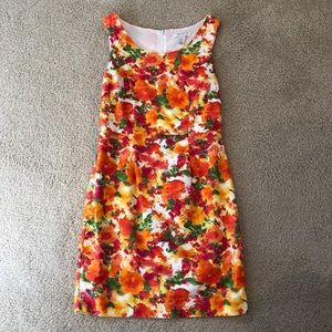Spring dress, worn once. No rips or strains.